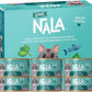 LOVE, NALA - Natural Adult Cat Wet Food - Pate Tuna with Spinach Recipe- Grain Free, Non-GMO, Lean Protein, Iron, Digestive Fiber Blend, Added Minerals & Vitamins - 12 Pack 2.4 lbs.