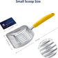 WePet Cat Litter Scoop, Aluminum Alloy Sifter, Kitty Metal Scooper, Deep Shovel, Long Handle, Poop Sifting, Kitten Pooper Lifter, Durable, Heavy Duty, for Litter Box