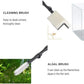 UPETTOOLS Aquarium Clean Tool 6 in 1 Fish Tank Cleaning Kit Algae Scraper Scrubber Pad Adjustable Long Handle Fish Tank Brush Cleaner Set