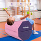 Gymnastics Octagon Mat 24"x26" Skill Shape Tumbling Backbend Trainer Exercise Mat for Preschool Kids Gym Cheerleading, Martial Art