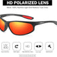 FAGUMA Polarized Sports Sunglasses For Men Cycling Driving Fishing UV400 Protection