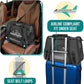 PetAmi Airline Approved Soft Sided Dog & Cat Carrier, Ventilated Pet Carrying Bag - Medium/Large, Heather Dark Gray