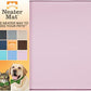 Neater Pet Brands Neater Mat Pet Mats for Food and Water, Cat & Dog Bowl Mat Waterproof Silicone, Feeding Tray, Dog Food Mats for Floors, Placemat w/Raised Edge for Under Bowls, 16” x 10”, Light Pink
