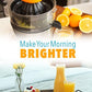 Vinci Hands Free Electric Citrus Juicer, 1-Button Juicer Machine, Orange Lime Grapefruit Lemon Squeezer, Easy to Clean Orange Juicer Squeezer, Black/Stainless Steel