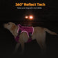 Heavy-Duty Tactical Dog Harness for Large Dogs, No Pull Adjustable Reflective Pet Vest with Molle System, K9 Military-Grade Control for Service Training, Outdoor & 10+ Breeds, Pink, X-Large
