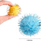 30Pcs 1.2inch/3cm Sparkle Balls for Cats - Interactive Toy Pom Pom Fuzzy Tinsel Cat Balls for Indoor Play (Mixed Colour)