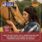 HILASON Western Wool Felt Horse Saddle Pad W/Distressed Wear Leather Made in USA | for Horses