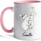 Personalized Name Sheep Lover Coffee Mug, Funny Sheep White Cup Gift For Men Women Dad Mom Daughter Son, Custom Sheeps Accent Ceramic Teacup 11 15 Oz, Sheeps Travel Mug Gift for Birthday Christmas