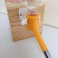 Choco Nose Patented No-Drip Dog Water Bottle/Feeder for Dogs/Cats and Other Small-Medium Sized Animals - for Cages, Crates or Wall Mount. 10.2 Oz. Mess Free Leak-Proof Nozzle 16mm, Orange (C590)