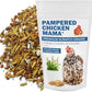 Pampered Chicken Mama Backyard Feed - Premium Scratch Treat - High Protein & Calcium All-Natural Grower Feed Supplies for Laying Chickens (2.5 Pounds)