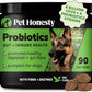 Probiotics for Dogs for Occasional Diarrhea & Bowel Support, Digestive Enzymes with Prebiotics for Gut Health for Dogs, Immunity Health & Itch Relief (Duck 90 ct)