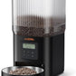 WOPET Automatic Cat Feeder, WiFi Dog Feeder with APP Control for Remote Feeding, Automatic Cat Food Dispenser with 10S Voice Record,1-10 Meals Per Day for Cats and Dogs (Black-Standard)