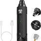 Casfuy 6-Speed Dog Nail Grinder - Newest Enhanced Pet Nail Grinder Super Quiet Electric Dog Nail Trimmer Rechargeable Painless Paws Grooming & Smoothing Tool for Large Medium Small Dogs (Grey)