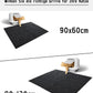 Yimobra Cat Litter Mat, 35.4"x23.6" Litter Box Mat with Litter Lock Mesh, Soft Cat Litter Mat Litter Trapping Mat, Easy to Clean, Non-Slip, Water Resistant, Litter Free Floors, Black