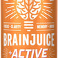 BrainJuice Active Focus & Energy Drink Shots, Supports Endurance, Recovery & Clarity, Non-GMO, Gluten Free, Nootropics, Alpha GPC, B Vitamins & Organic Green Tea, Pomegranate Acai, 2.5 fl oz, 12 Pack