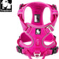 TRUE LOVE Dog Harness No Pull Nylon Reflective Pet Harness Adjustable Comfortable Control Step-in Brilliant Colors Truelove TLH56512 XS Fuchsia