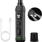 Casfuy Dog Nail Grinder with 2 LED Light - New Version 2-Speed Powerful Electric Pet Nail Trimmer Professional Quiet Painless Paws Grooming & Smoothing for Small Medium Large Dogs and Cats (Grey)