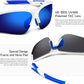 BEACOOL Polarized Sports Sunglasses for Men Women Youth Baseball Fishing Cycling Running Golf Motorcycle Tac Glasses UV400