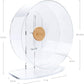 Niteangel Silent Hamster Exercise Wheel - Dual-Bearing Quiet Spinning Acrylic Hamster Running Wheel for Hamsters, Gerbils, Mice, Degus, or Other Small Animals (Large - Wider Version)