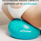 Trideer Pilates Ball - 7-8 inch with Pump, Small Core Ball for Yoga, Barre, Physical Therapy