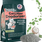 Cat Litter Deodorizer | Odor Eliminator for Litter | Smell Control for Cats | Non-Toxic & Safe for Kittens | Home Odor Neutralizer | Kitty Litter Freshener | Sprinkle & Sweep | One Month Supply 8oz