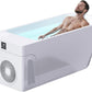 Deeptime Smart Cold Plunge Tub,Ice Bath with Built-In Chiller(Down to 38F),Smartphone Control,Whisper-Quiet,Spacious Design for Full-Body Recovery & Cold Therapy,White