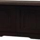 DINZI LVJ Shoe Bench, Entryway Storage Bench with Doors, Cushion, 2-Tier Shoe Rack with 6-Cubby, 31.5”L x 13.8”W Shoe Organizer Cabinet, Adjustable Shelf, Living Room, Bedroom, Espresso