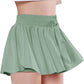 EXARUS Girls Butterfly Shorts Flowy Dance Skirt Cheer Skorts Athletic Tween Clothes Teen Preppy Outfits Flutter Kids