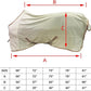 BARN & STABLE Breathable and UV Protective Tear-Resistant Mesh Horse Fly Sheet Comfy Equine Summer Sheet with Removable Web Leg Straps
