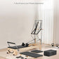 VEVOR Pilates Reformer Machine, Pilates Workout Equipment for Home Gym Studio Use, Pilates Bed with Dual Resistance- Spring & Cord, Reformer Set, Up to 400 LBS