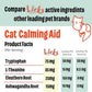Licks Pill-Free Zen Cat Calming - Natural Calming Aid for Aggressive Behavior & Nervousness - Cat Treats for Stress Relief & Health - Gel Packets - 30 Use