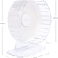 Niteangel Super-Silent Hamster Exercise Wheels: - Quiet Spinner Hamster Running Wheels with Adjustable Stand for Hamsters Gerbils Mice Or Other Small Animals (M, White)