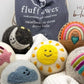 Fluff Ewes Wool Dryer Balls 6 Pack Premium New Zealand Wool Laundry Balls for Dryer, No Static Dryer Balls Laundry Reusable, XL Wool Dryer Balls Cute, Baby Dryer Balls for Dryers - Rainbow or Shine