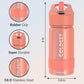 Coldest Insulated Water Bottle with Straw Lid - Stainless Steel Metal Insulated Bottle for Men & Women (Pink Froze Glitter, 14 oz)