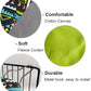 RIOUSSI Guinea Pig Hideout Hideaway Corner Fleece Toys Cage Accessories with Reversible Sides, Geo/Gray-Green