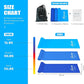 Resistance Bands, Exercise Bands, Physical Therapy Bands for Strength Training, Yoga, Pilates, Stretch Elastic Band with Different Strengths, Workout Bands for Home Gym