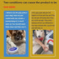 Dog Paw Pads Anti-Slip Grips,Dog Paw Protectors for Senior Dogs on Hot Pavement,Provides Traction to Keep Them from Slipping on Smooth Floors 12 sets-48 Pads Black XXL