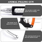 30ML Veterinary Metal Feeding Gun, Continuous Drench Gun Dosing Device Veterinary Adjustable Medicine Dispenser Husbandry Autonomous Feeding Tool, Pig Cattle, Sheep, Horse for Drench Gun