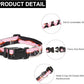Mercano Adjustable Dog Collar - Special Design Patterns, Soft Nylon Comfortable Durable Pet Collar for Small Medium Large Dogs (S, Sunset)