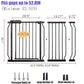 Baby Gates Extra Wide 48-53 Inch Large Baby Gate for Stairs Tension Pet Dog Gates Indoor for Doorways No Drilling Pressure Mounted Pet Gates for Kids