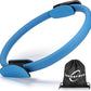 Pilates Ring Fitness Circle 14" Yoga Rings Magic Circle with Dual Padded Handles for Toning Arms, Thighs/Legs & Core，Home Exercise Equipment ﻿
