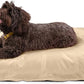 K9 Ballistics Tough Rectangle Pillow Large Dog Bed - Removable Cover, Washable, Durable & Water Resistant Dog Bed Made for Large Dogs 40"x34" Sandstone