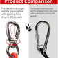 Dog tie Out Cable, 10/20/25/30/50/70/100 feet, Suitable for Dogs up to 350 pounds, Dog Cable with Swivel Buckle, Lightweight, Non-Winding, for Outdoor Camping, Yard Dog Cable (Red, 30FT)