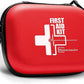 Portable Mini First Aid Kit Compact Medical Kits with Compartments, Waterproof Small EVA Case for Car, Home, Outdoors, Sports, Camping, Hiking and Office