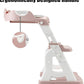 PandaEar Potty Training Seat with Step Stool Ladder, Toddler Toilet Seat for Kids Boys Girls, Comfortable Safe Potty Seat with Anti-Slip Pads Ladder & Bear Design -Pink