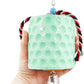 Oooct Extra Large Bird Chewing Toy, Parrot Beak Grinding Calcium Stone with Bells, Bird Cage Accessories, Cage Toys for Cockatiel Parakeet Parrot Budgies Rat Hamster Chinchilla Rabbit Bunny Green