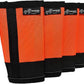 Warrior Fly Boots for Horses - Breathable Mesh Horse Boots for Fly Protection & Leg Comfort - Set of 4 (The Warrior, Neon Orange)
