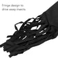 GLOGLOW Horse Tail Bag, Design Horse Tail Guard with Fringe for Keep Tail and Protected (Black)