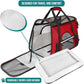 PetAmi Airline Approved Pet Carrier for Cat, Soft Sided Dog Carrier for Small Dogs, Cat Travel Supplies Accessories for Indoor Cats, Ventilated Pet Carrying Bag Medium Large Kitten Puppy, Small Red