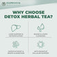 Elephantal Wellness Premium Detox Herbal Tea | Daily Liver, Kidney, Blood & Digestive Support with Turmeric, Milk Thistle, Dandelion & Burdock | Non-GMO, Handmade, Caffeine-Free Loose Leaf Blend - 4oz, 40 Servings